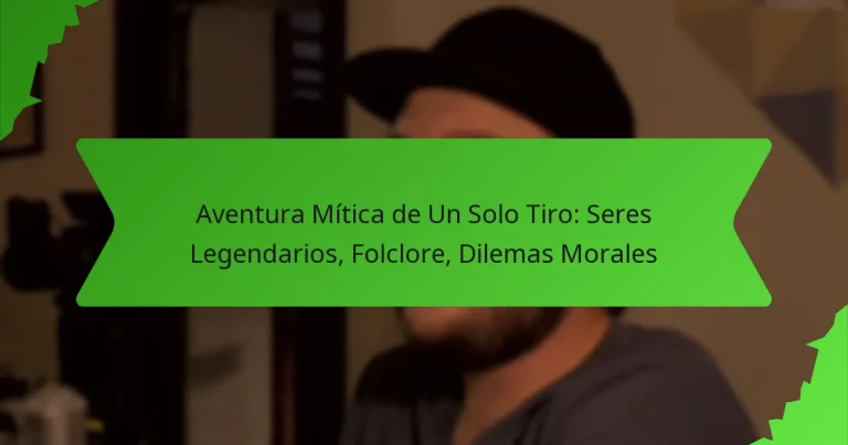 Aventura Mítica de Un Solo Tiro: Seres Legendarios, Folclore, Dilemas Morales